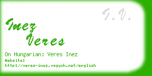 inez veres business card